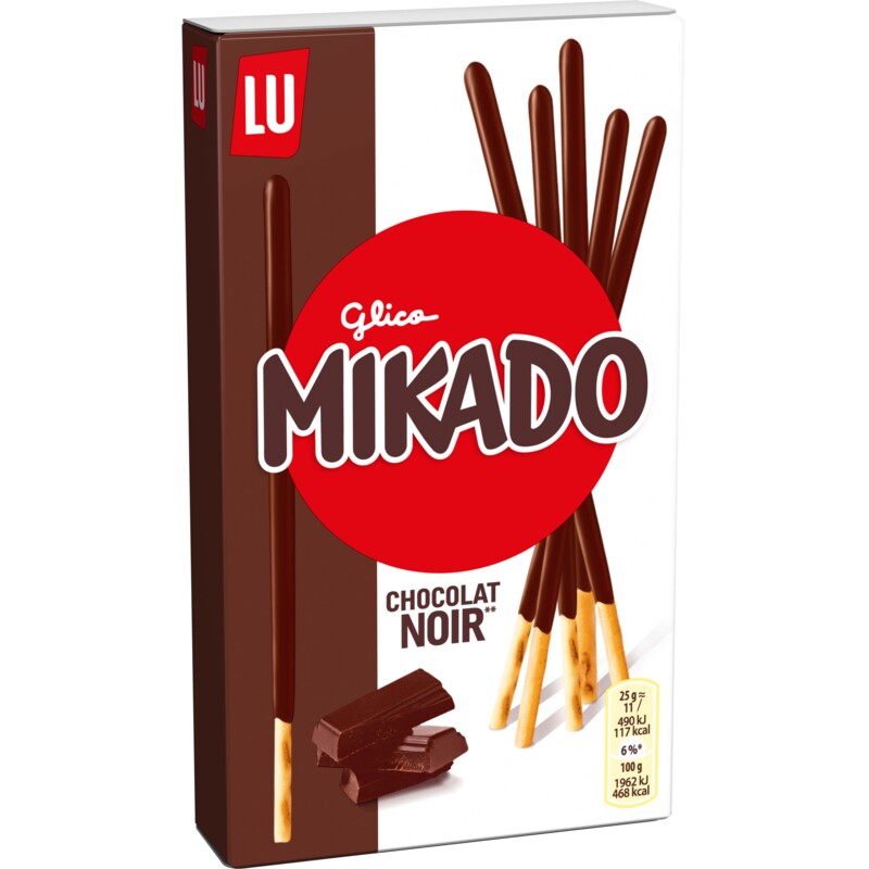 LU Mikado pure chocolade