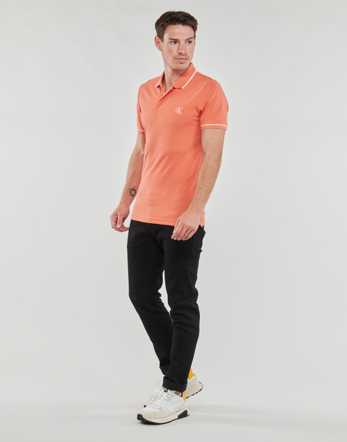 Calvin Klein Jeans - TIPPING SLIM POLO - Orange