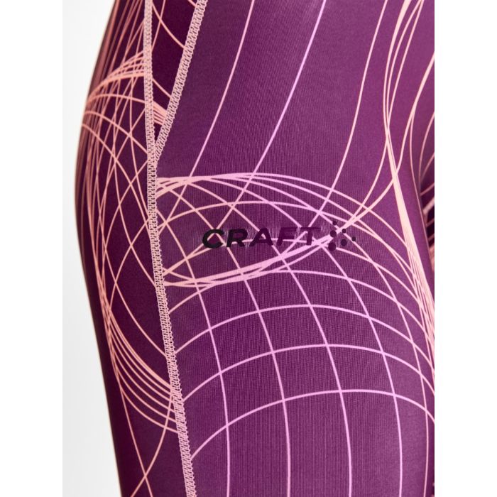 Craft Dame Lange tights Core Essence Tights Rød