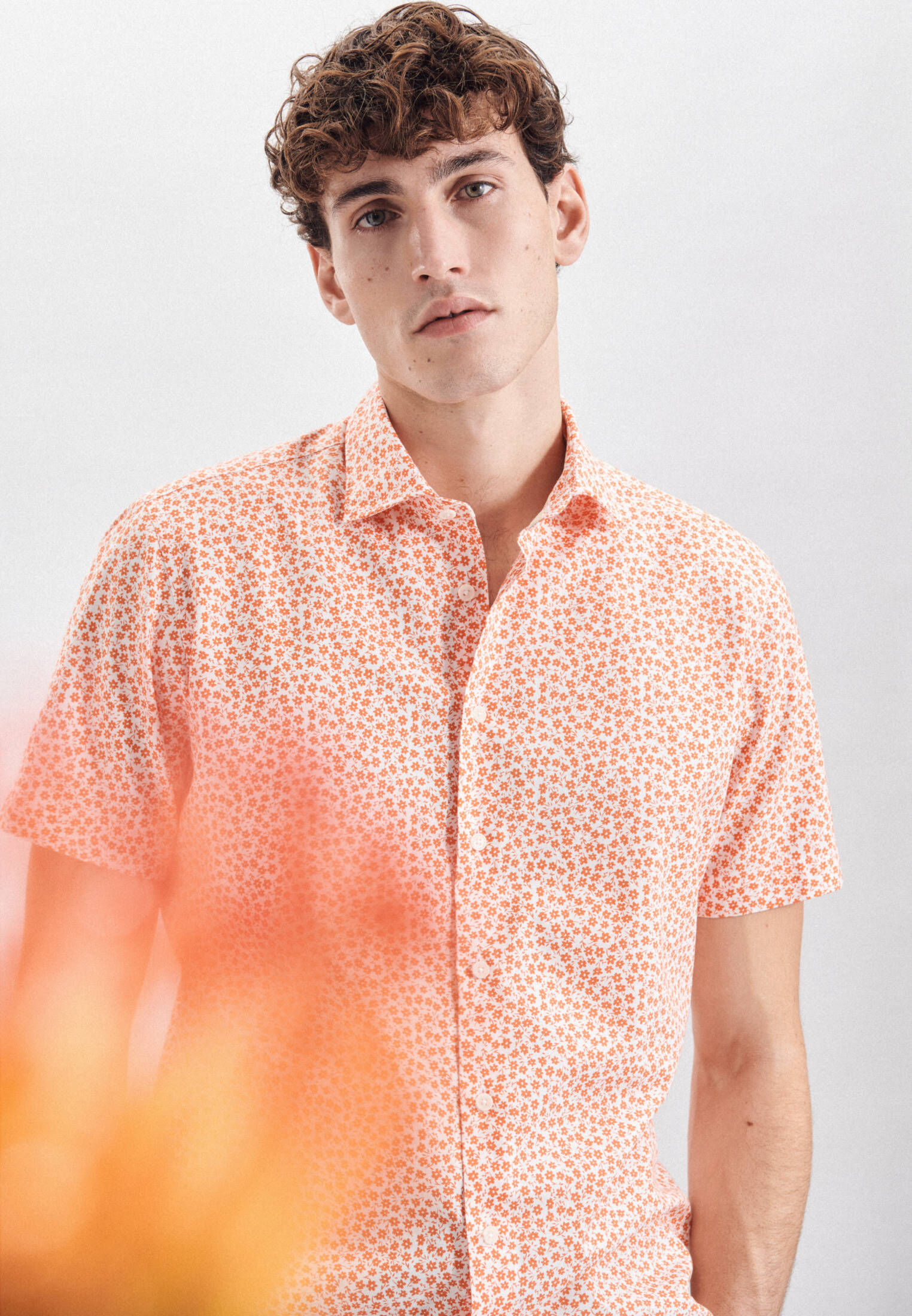 Seidensticker| Herren Casual Hemd Schwarze Rose