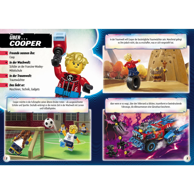 LEGO® DREAMZZZ™ - Cooper in Action! - Rätsel, Comics, Geschichte