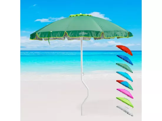 Parasol de plage léger visser protection UV 220 cm Solis