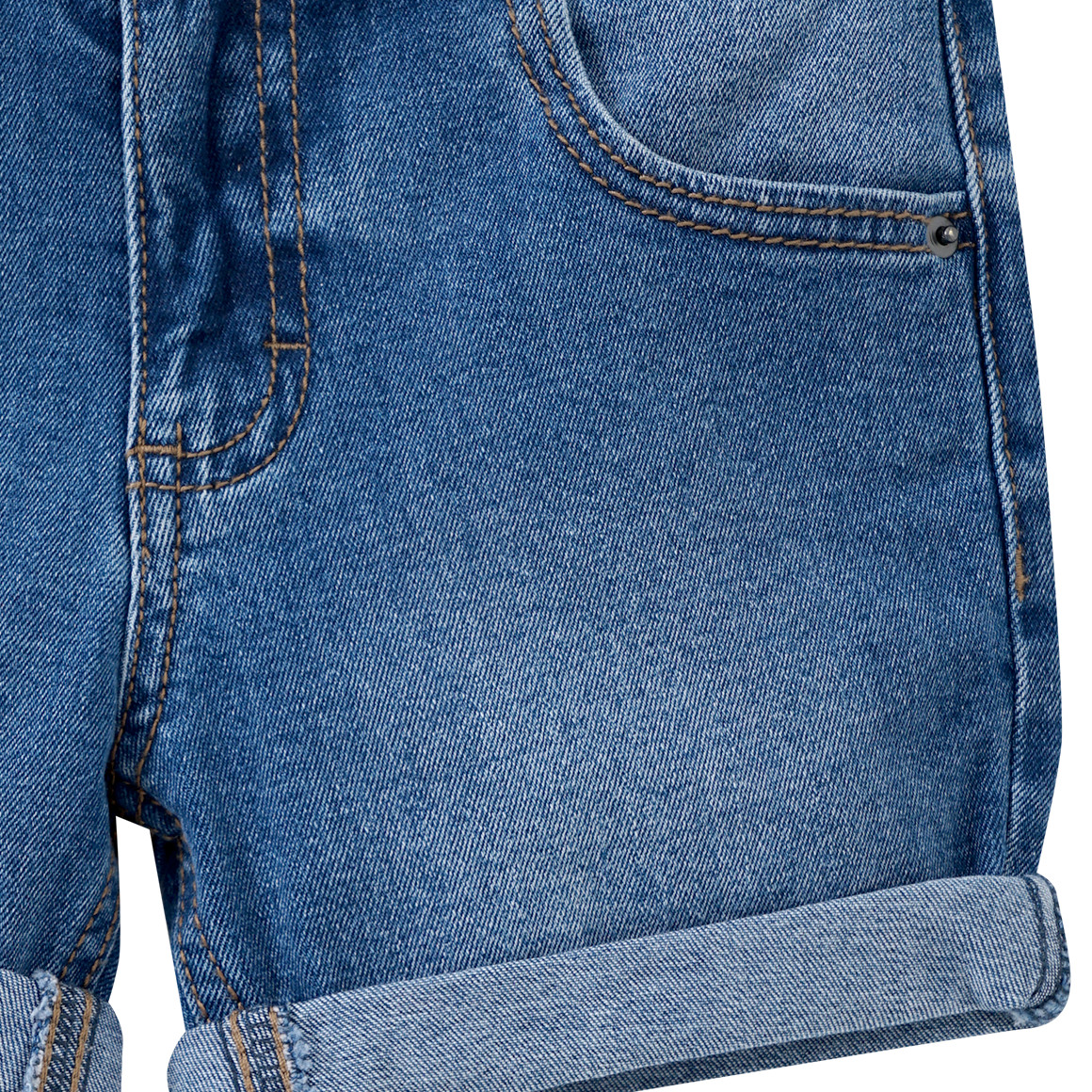 Jonas Nielsen Jungen Jeansshorts im Five-Pocket-Style blau