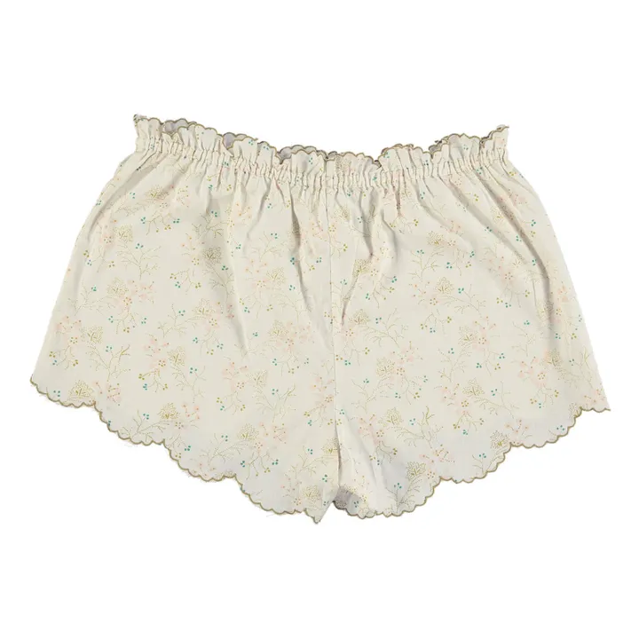 Camomile London Short brodé en coton Minako | Doré