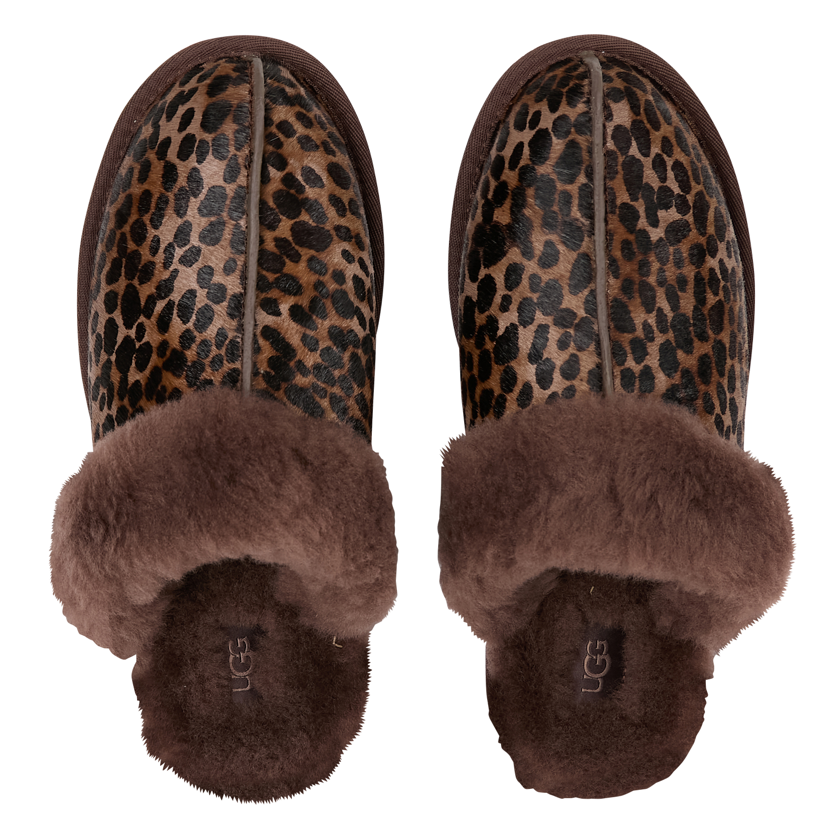 SCUFFETTE CASPIAN - Chaussons à motifs animal| Marron