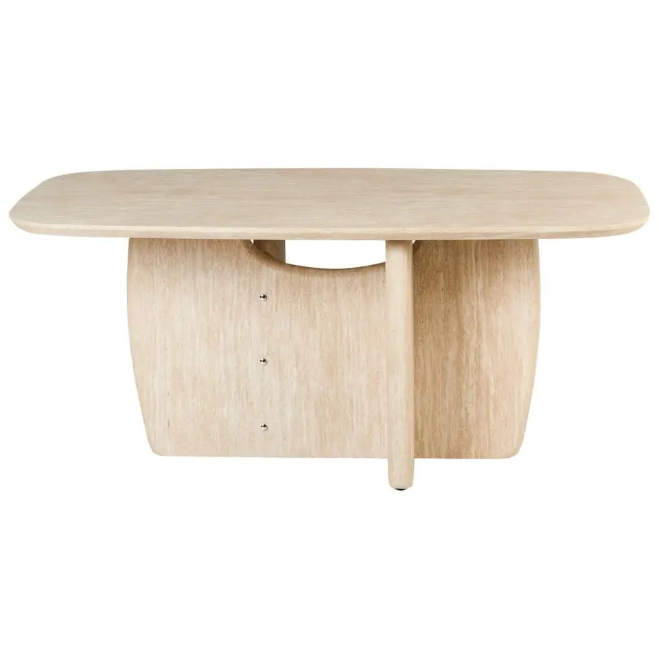 TRAVERS - Eettafel - Lichtbruin - 180 x 90 cm - MDF