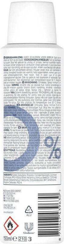 Neutral 0% Parfumvrij Anti-Transpirant Deodorant Spray - 6 x 150 ml - Voordeelverpakking