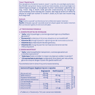 Ymea Overgang Dag & Nacht Capsules 64CP
