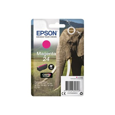 Epson 24 Eléphant - magenta - cartouche d'encre originale