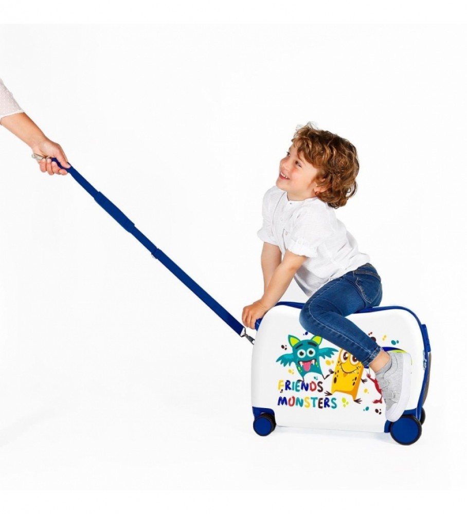 Mala de passeio Roll Road com 2 rodas multidirecionais - Little Me Friends