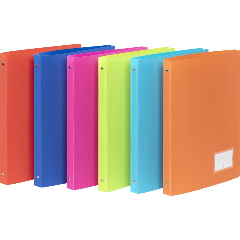 Classeur souple A4  - Dos de 2,5 cm - polypropylène opaque grainé - FEEL EASY VIQUEL - coloris assortis - VIQUEL