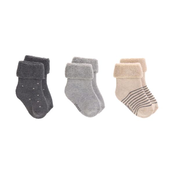 Lässig Newborn Sokjes - Grey - Maat 19-22