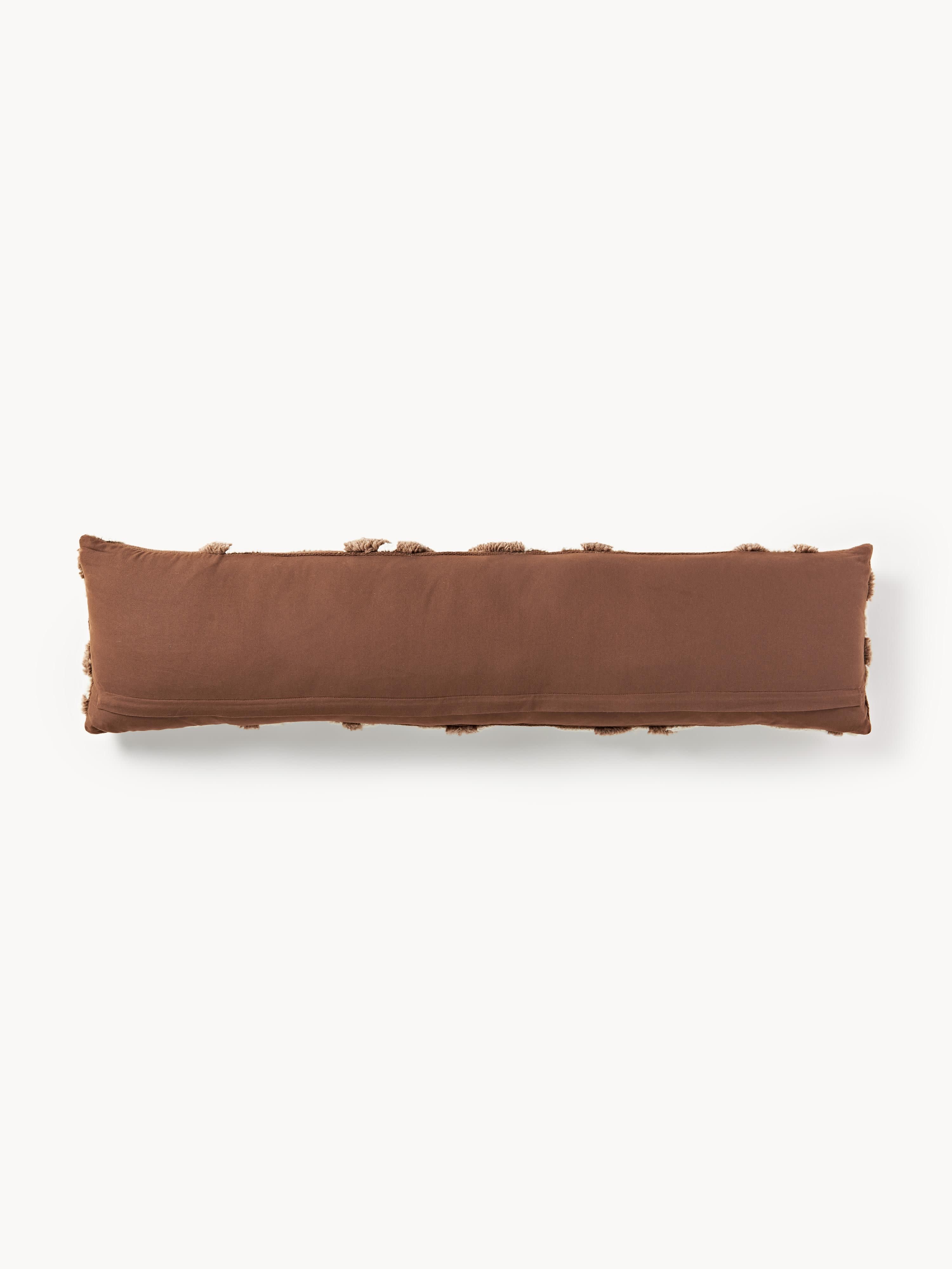 Handgetufte XL kussenhoes Jiri met getufte design