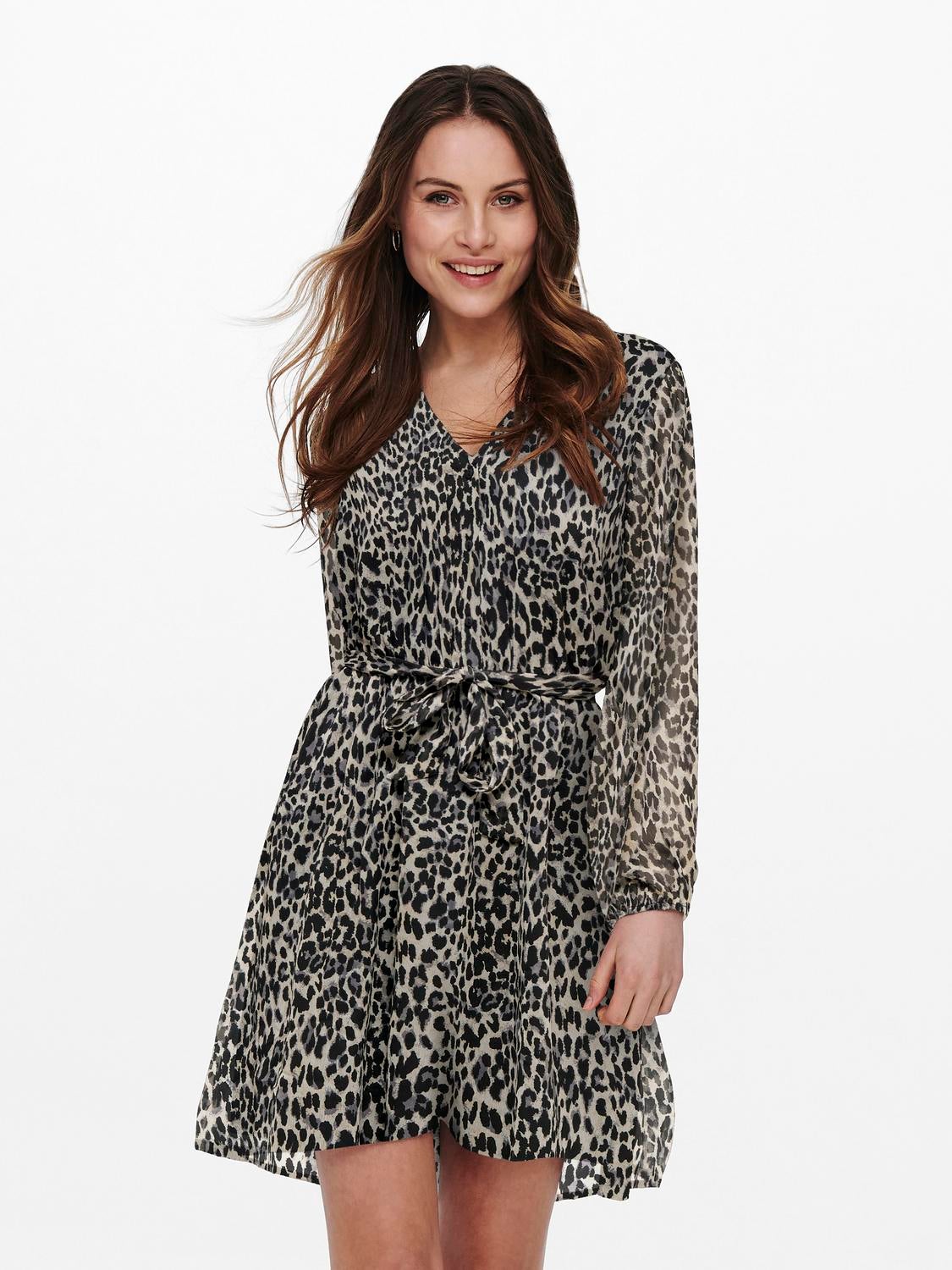 ONLCERA Kurzes Kleid Pumice Stone