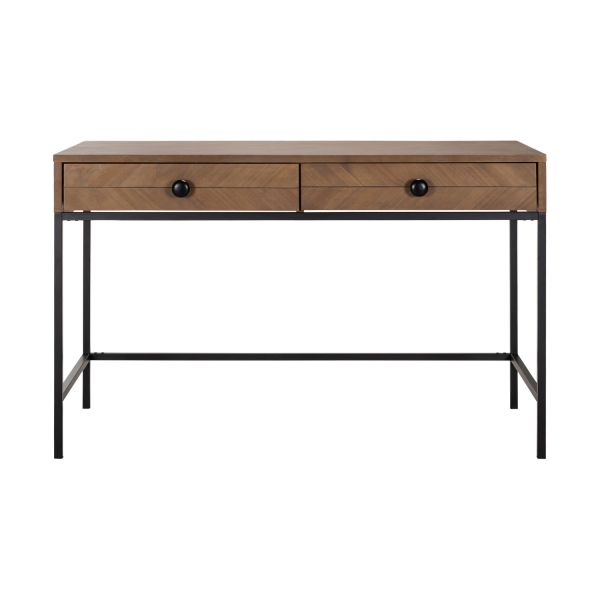 Europe Baby Beau Kinderkamer Walnoot Incl. Metalen Onderstel |  Bedbank 90 x 200 cm   Bureau
