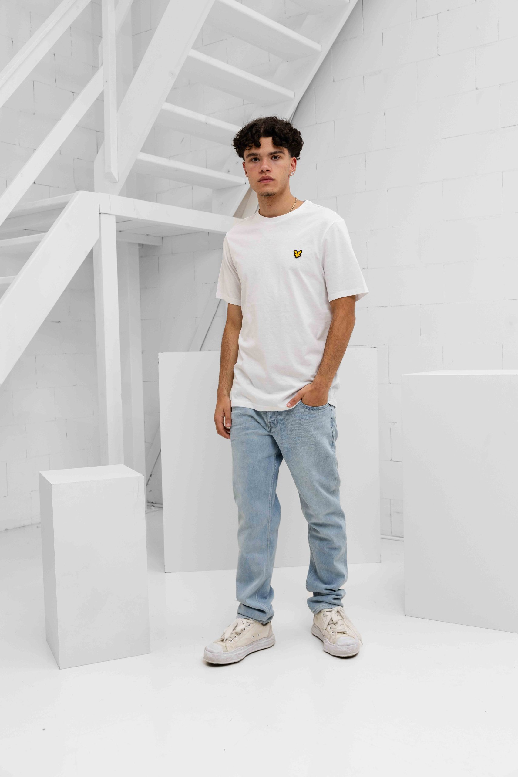 Lyle & Scott Sports T-Shirt Heren Wit