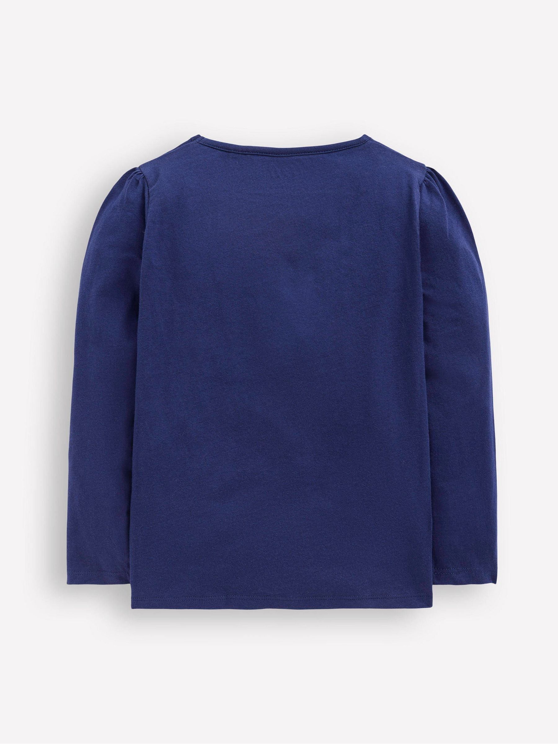 Boden Superstitch Kerstmis T-shirt met Lange mouwen