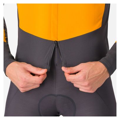 Veste Manches Longues Castelli Perfetto Air Gris/Orange