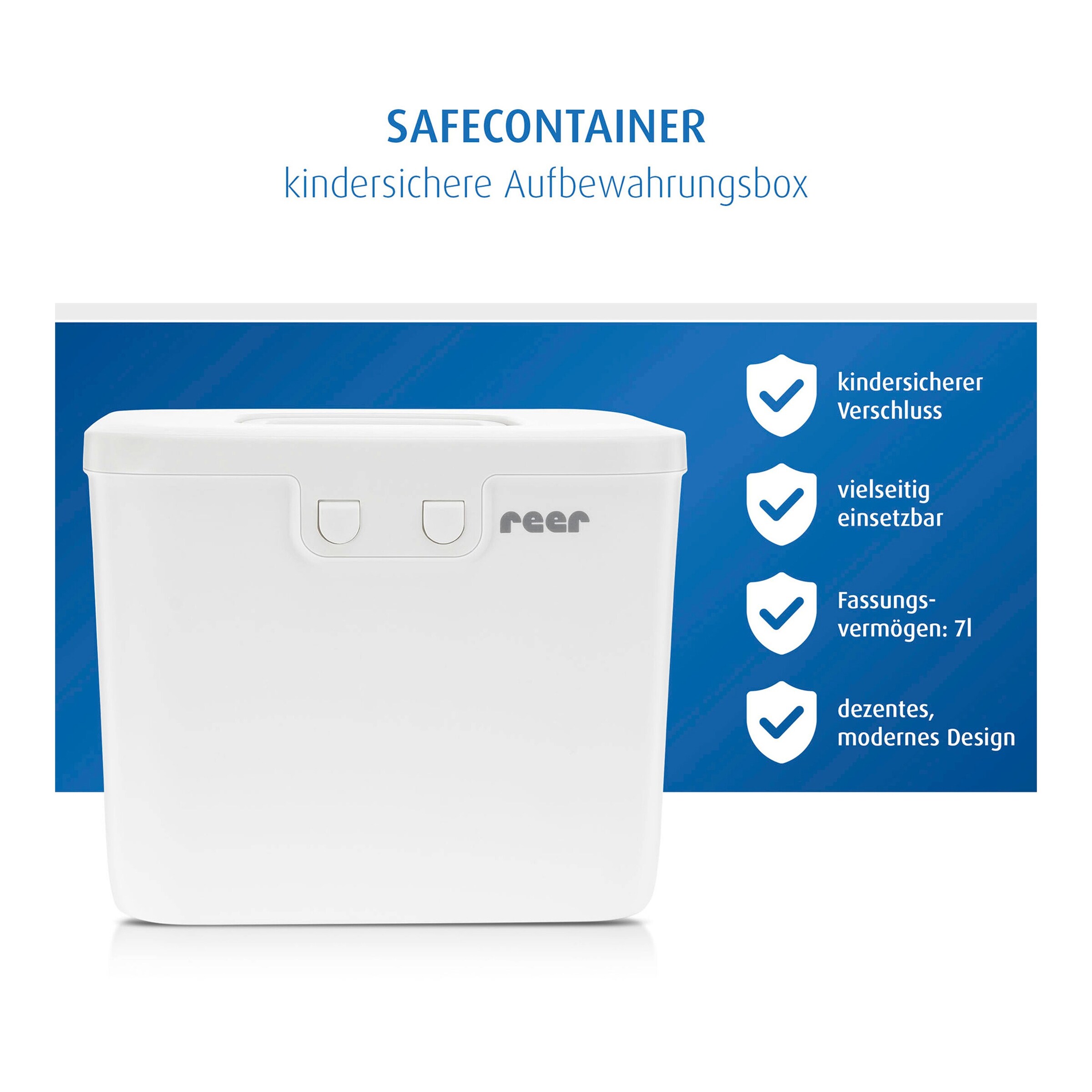 reer SafeContainer kindersichere Aufbewahrungsbox