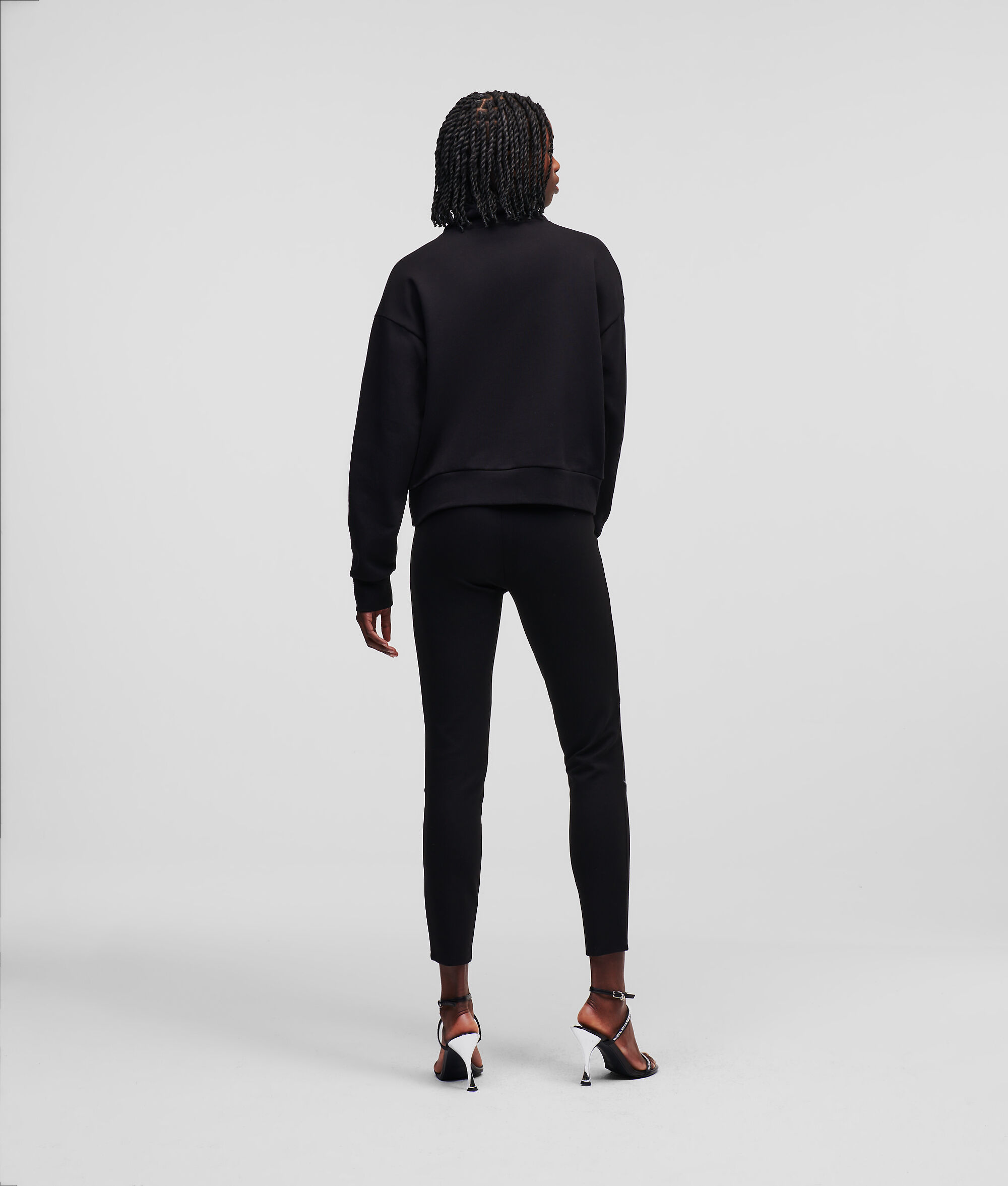 SWEAT-SHIRT LOGO KARL À DEMI-ZIP