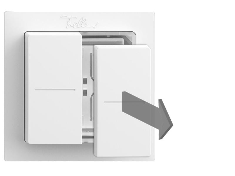 Feller Smart Light Control  für Philips Hue EDIZIOdue AP sc Smartes Licht. Smarter Taster.