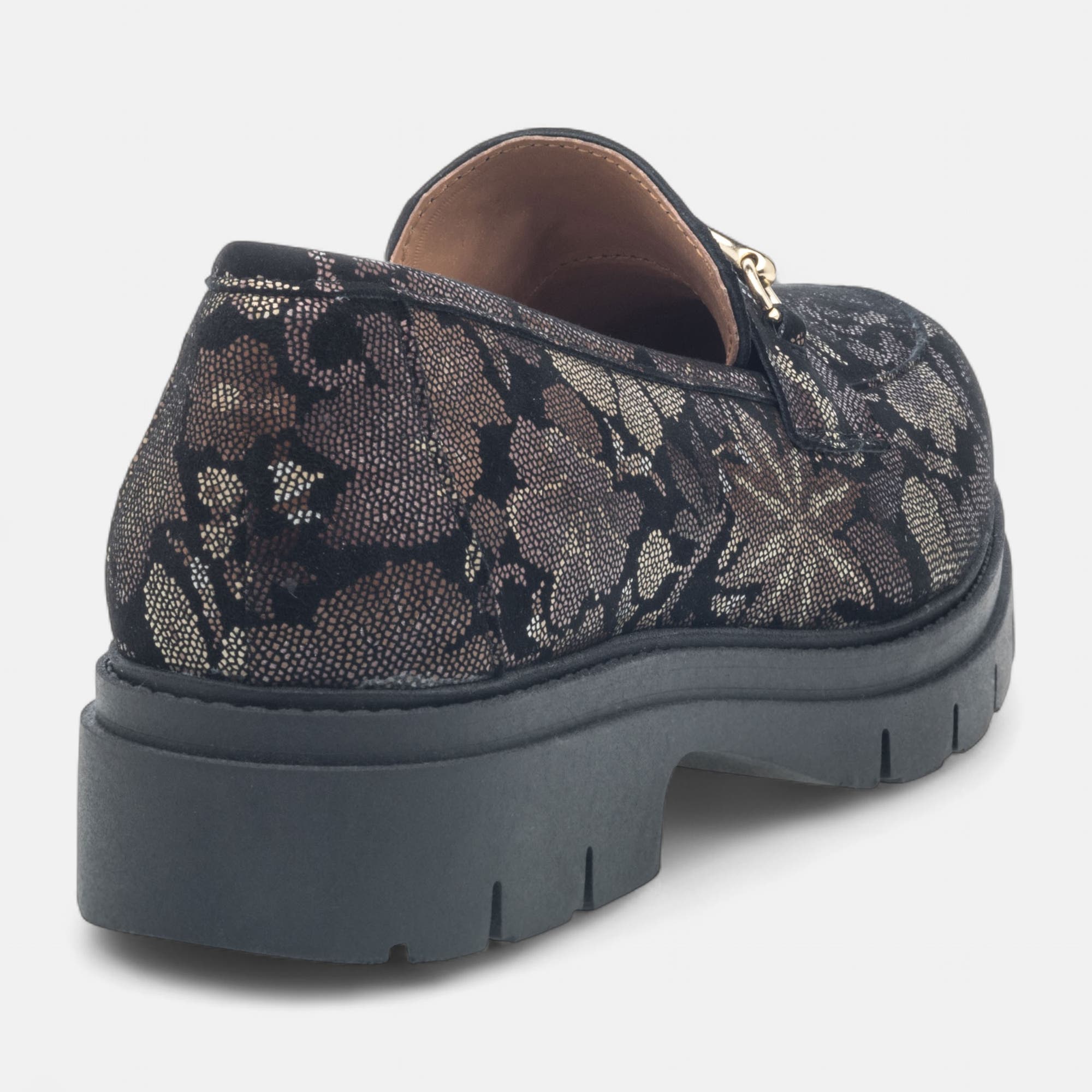Mocassins Femme en cuir multicolore