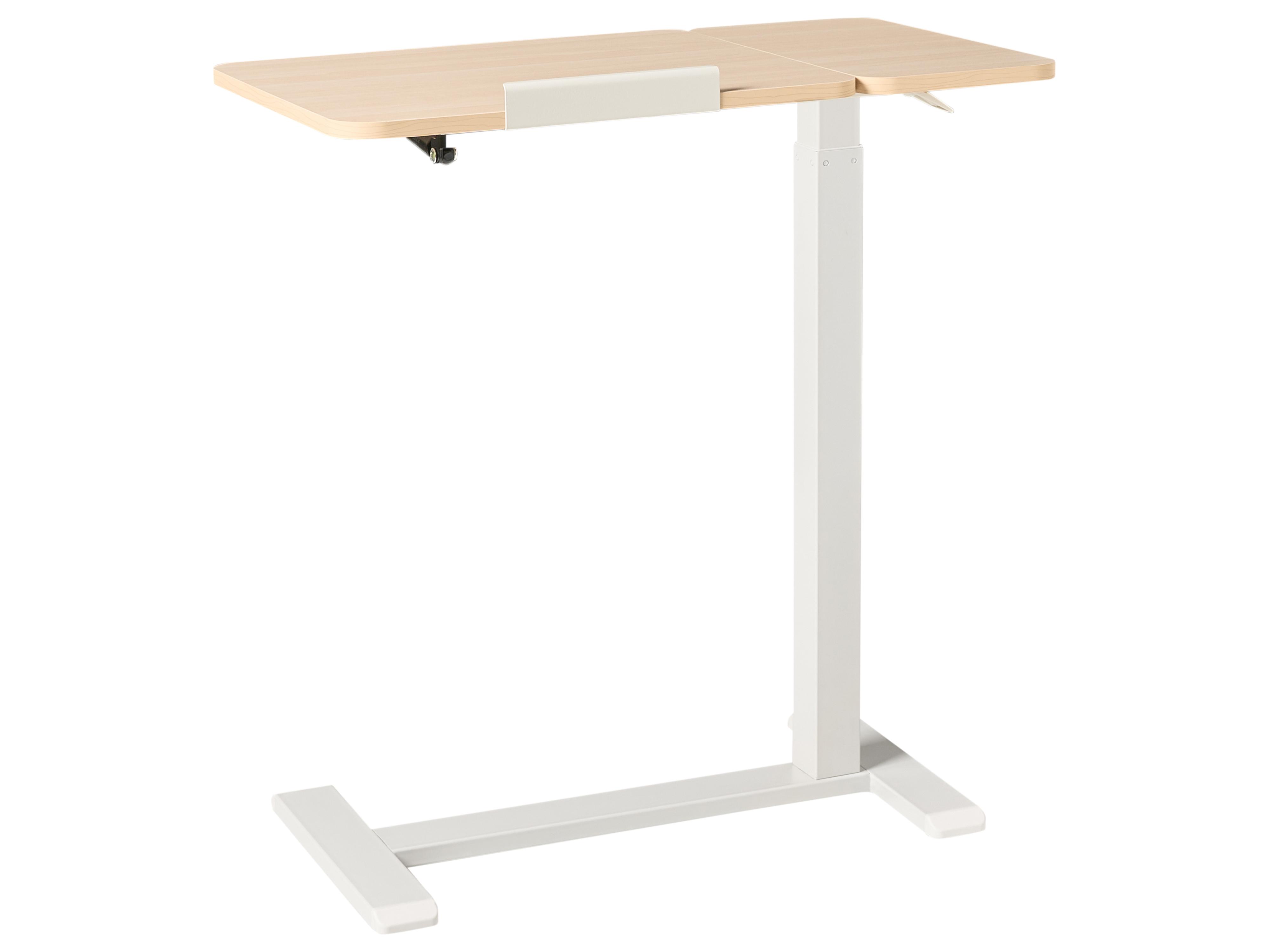 Handmatig verstelbare laptopstandaard SCHOLA Lichtbruin/wit 70 cm 40 cm