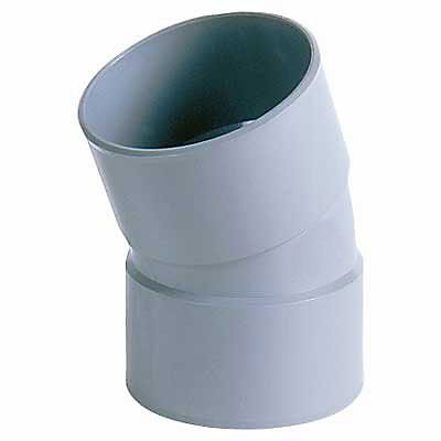 Coude pvc femelle femelle 20° ø50 mm