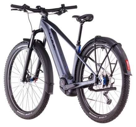VTT Électrique Semi-Rigide Cube Reaction Hybrid Pro 800 Allroad Shimano Deore/Deore XT 12V 800 Wh 27.5'' Gris Metallic 2025