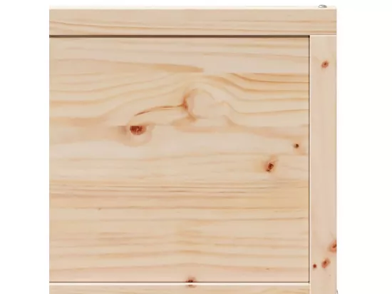 Porte de grange 90x208 cm bois massif de pin