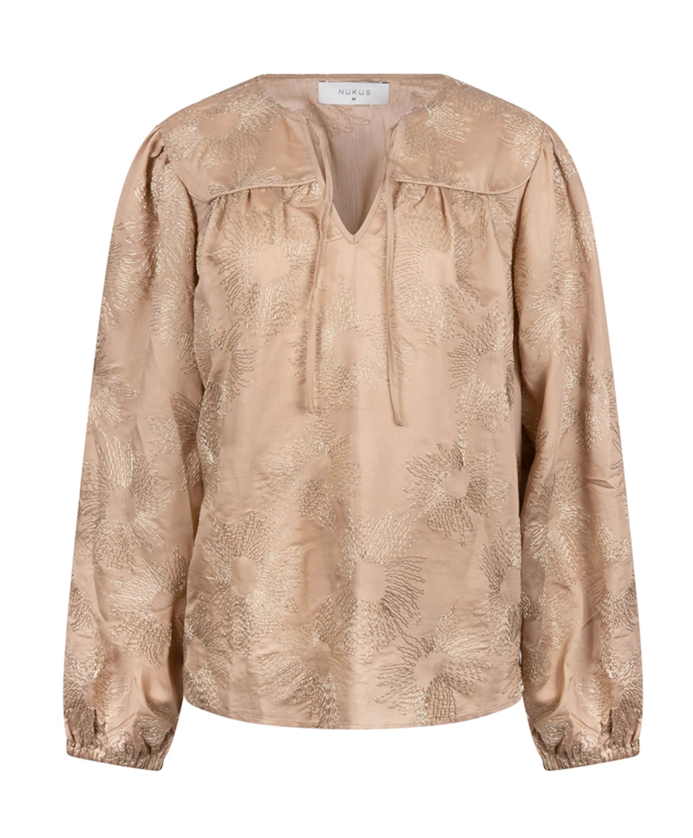 Nukus Dames blouse beige
