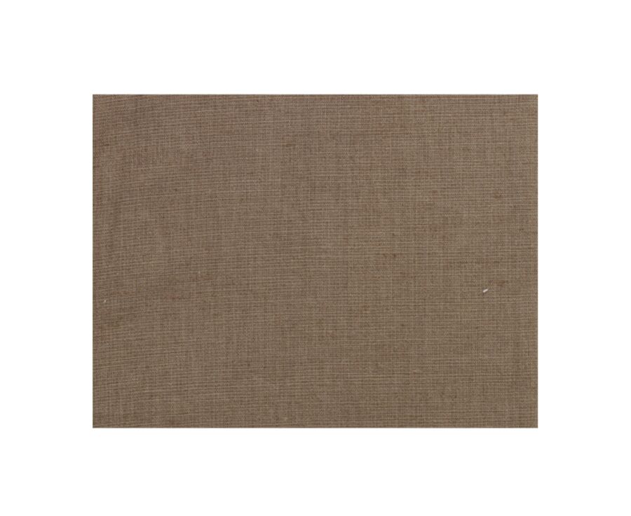 Chemise coton lin Taupe unie - ELIBERT