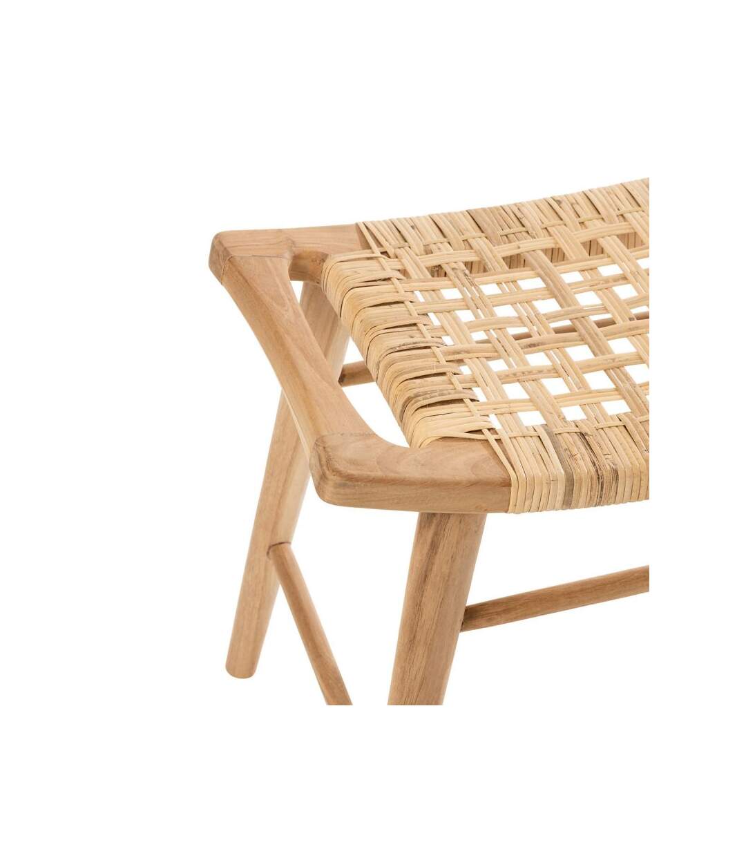 Paris Prix - Tabouret En Teck alis 55cm Naturel