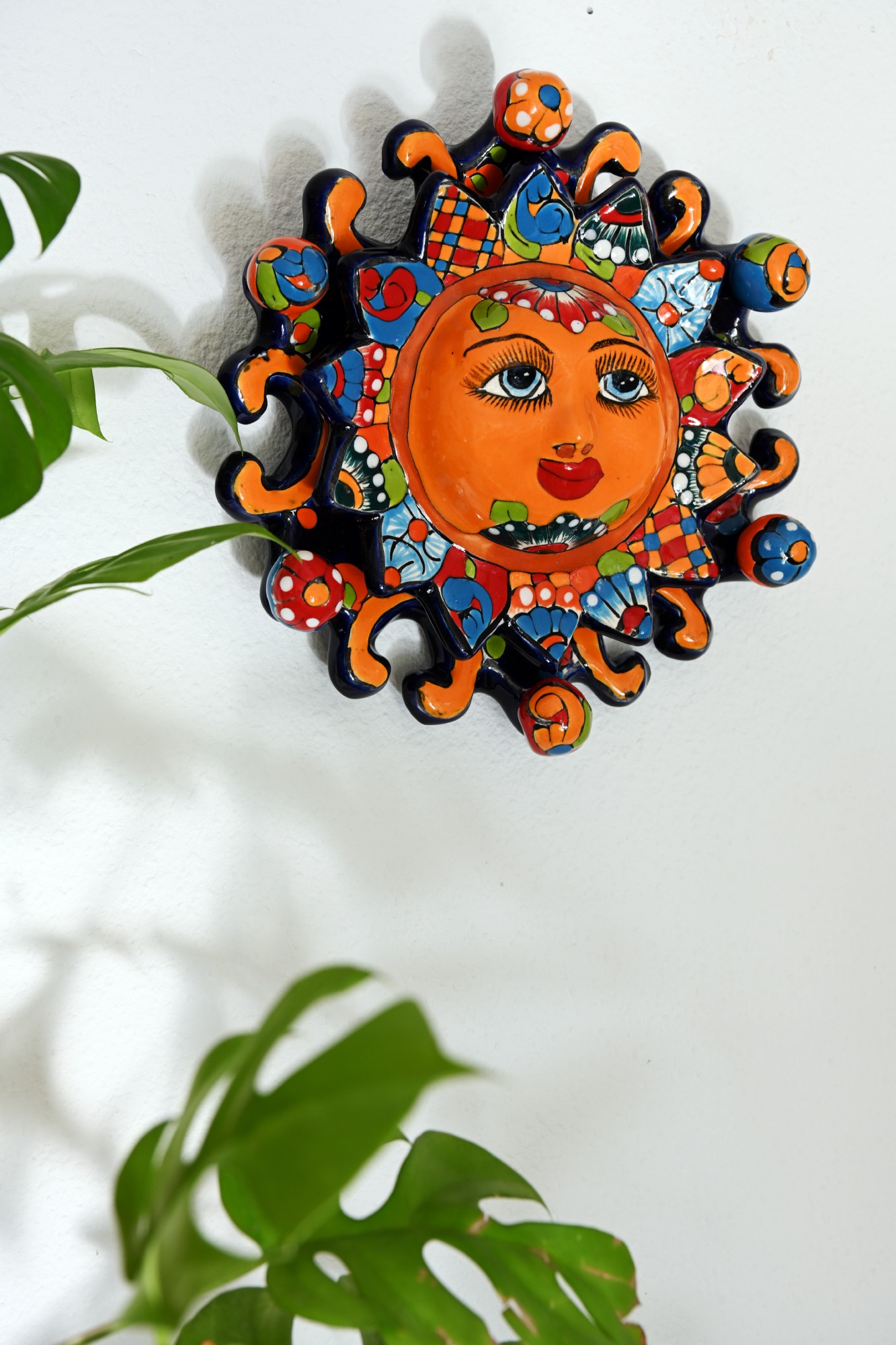Keramik-Wandschmuck 'Esperas', multicolor, Ø 20 cm, L 5 cm günstig bestellen