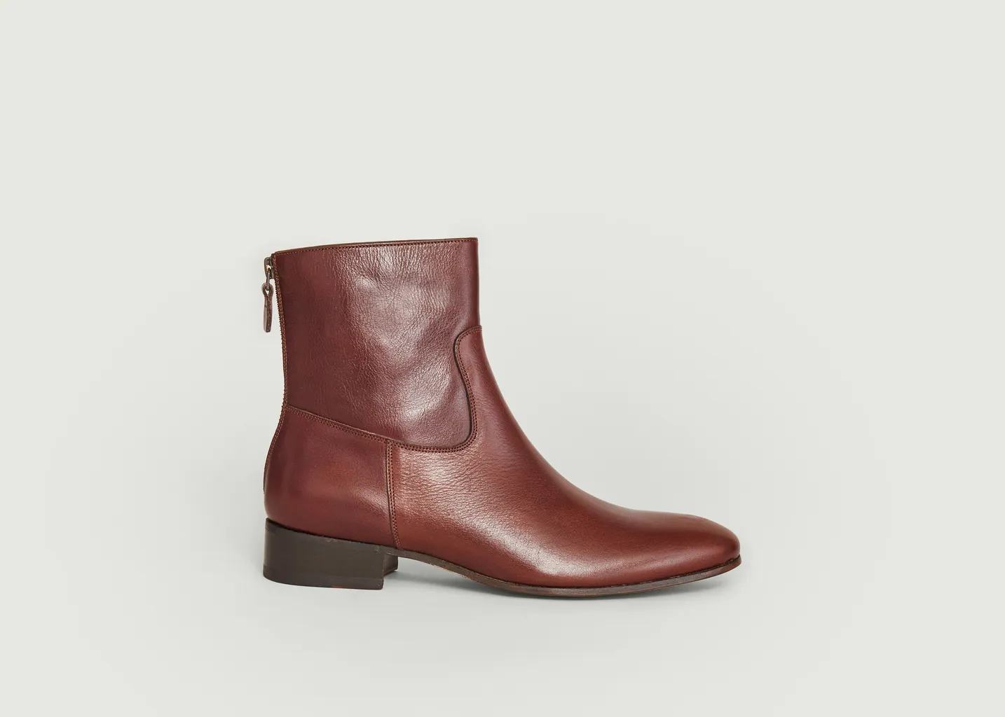 Bottines plates en cuir L'Exception x Anthology L'Exception Paris