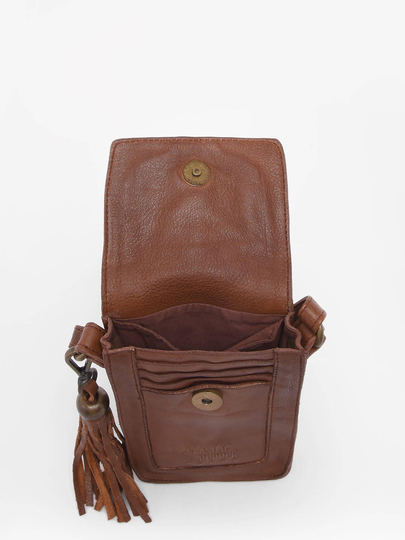 tui tlphone cuir BASILIC PEPPER