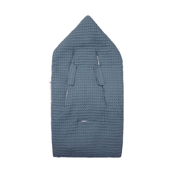 Koeka Oslo Voetenzak Autostoel - Wafel/Teddy - Bluestone