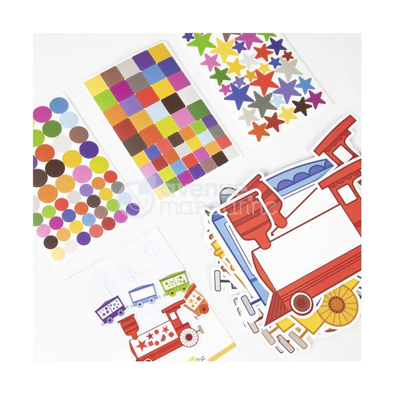 Boîte créative Educativ' Stickers - Tri de couleurs