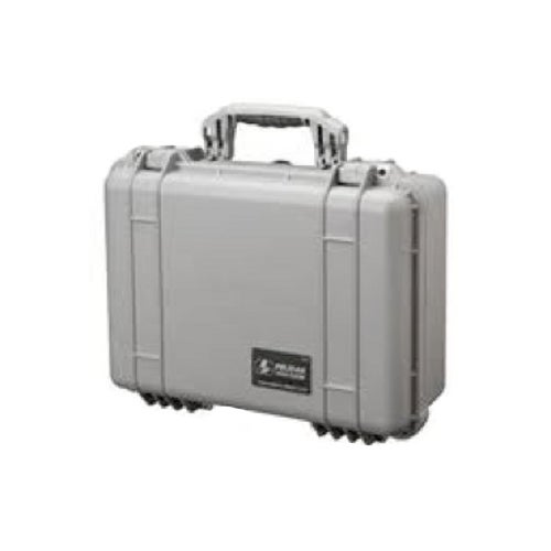Peli 1500 SVF flightcase zilver met schuim 425x284x155 mm