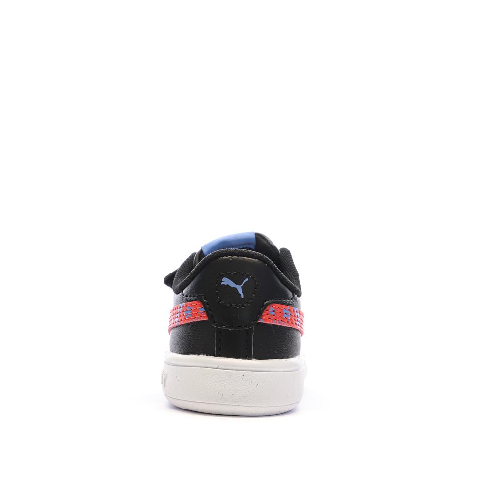 Puma Baskets Noires/Rouges Garçon Puma Smash 3.0
