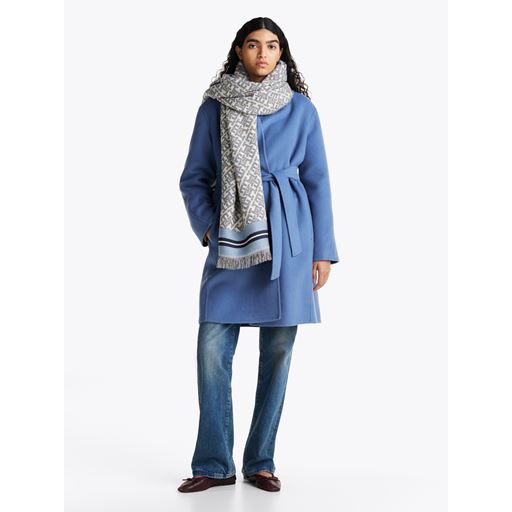 Tommy Hilfiger Monogram Tørklæde, Space Blue