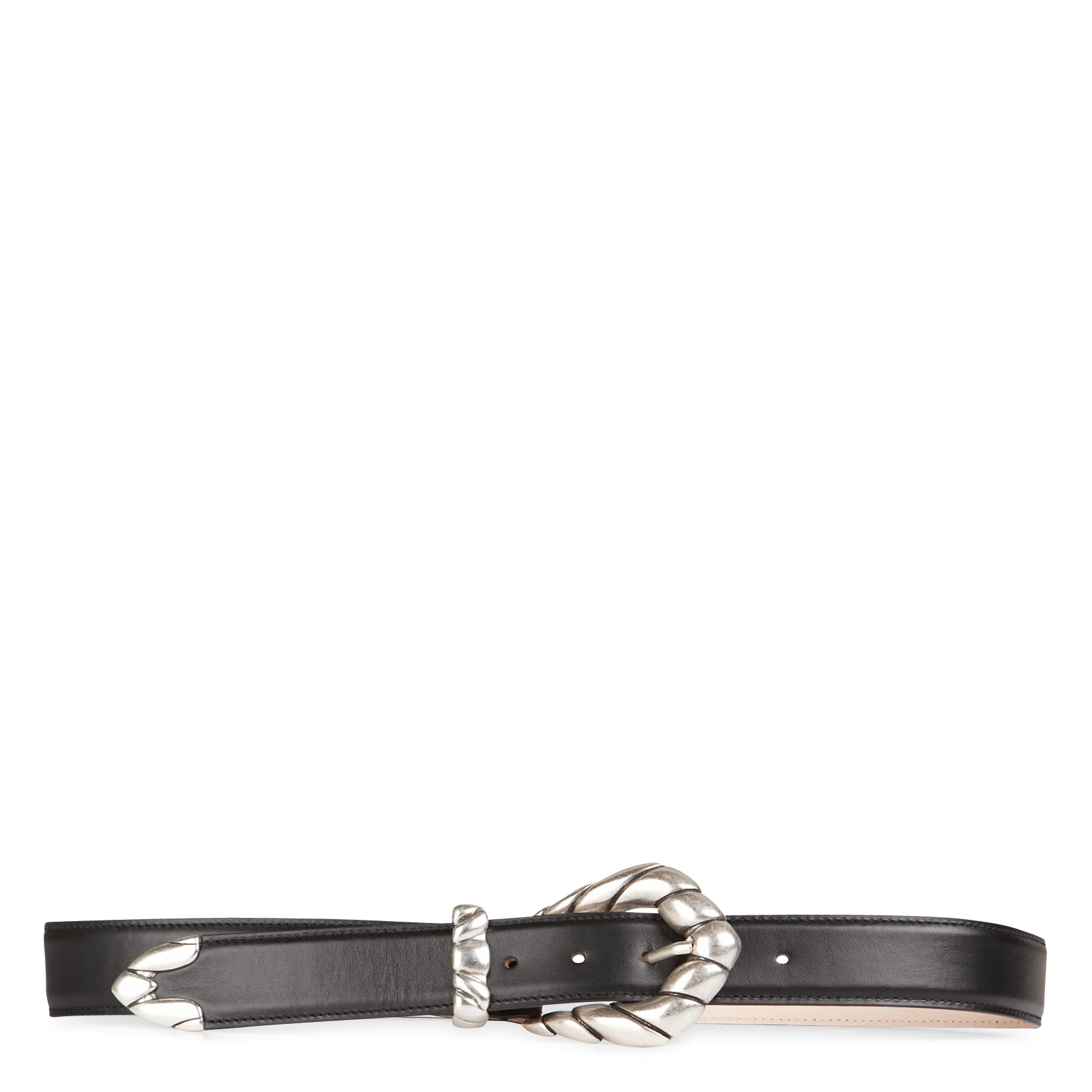 EMBELLA - Ceinture en cuir | Noir