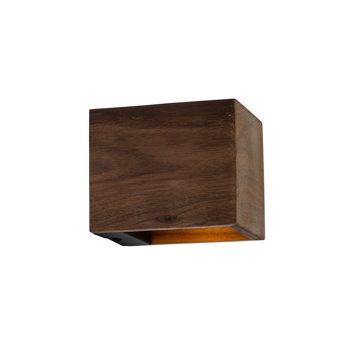 Smart wandlamp walnoot hout incl. Wifi G9 - Transfer