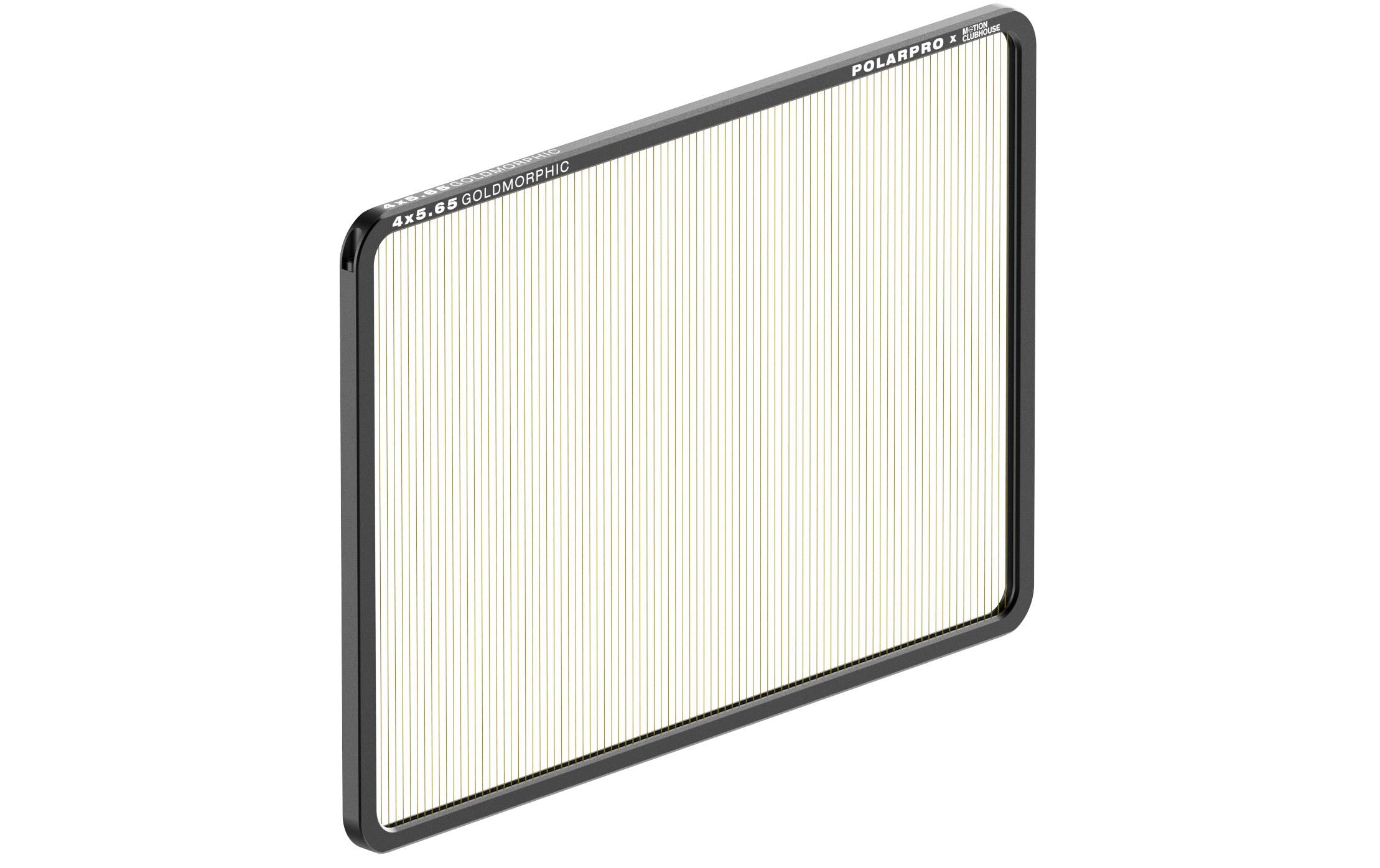 GoldMorphic 4x5.65 Filter – Motion Clubhouse Edition<br>Vollständig ummantelte Filter mit massgefertigten CNC-Aluminium-Rahmen