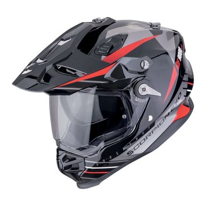 Casque Scorpion Exo ADF-9000 AIR - FEAT - Noir / Gris