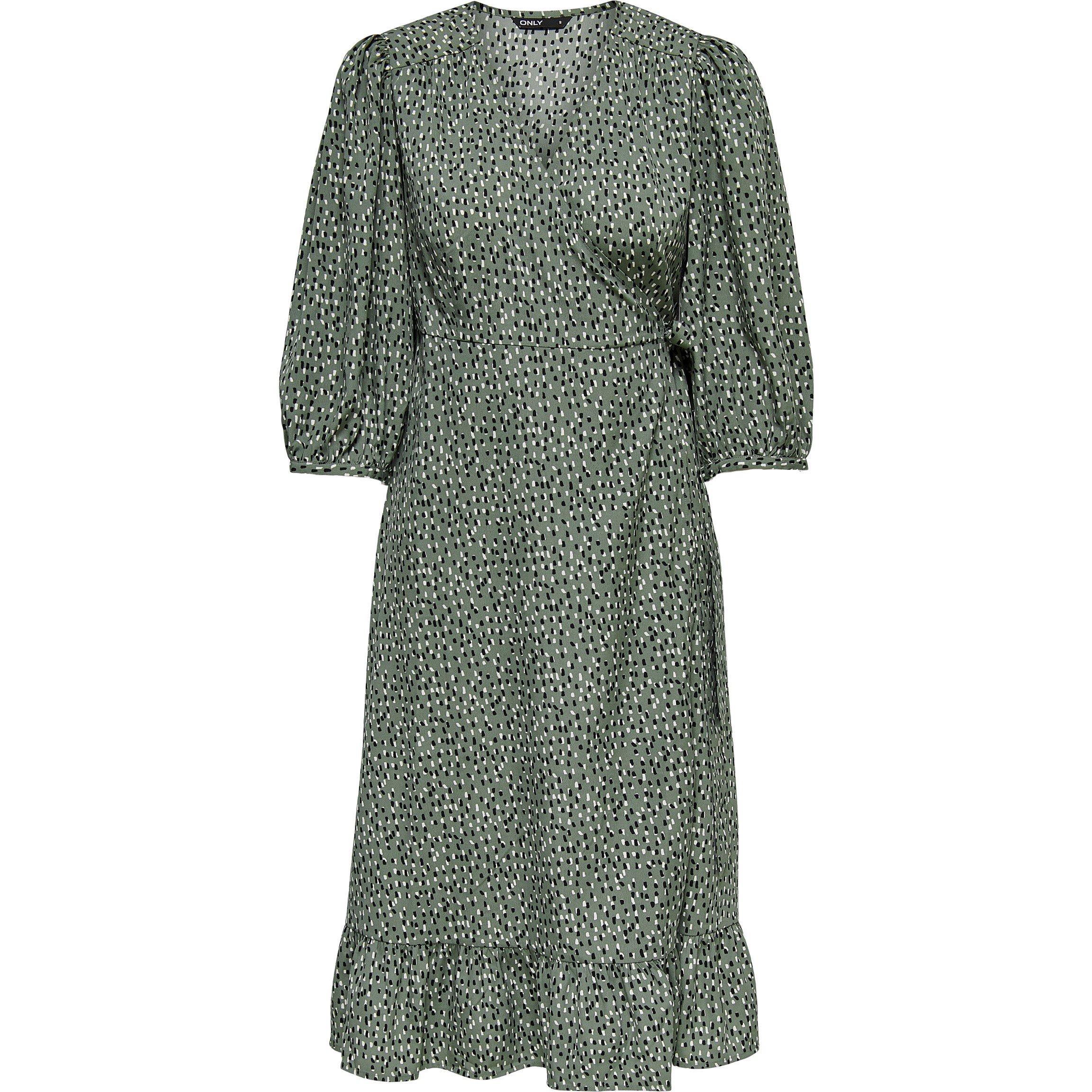 Only Olivia Wrapped Dress Womens