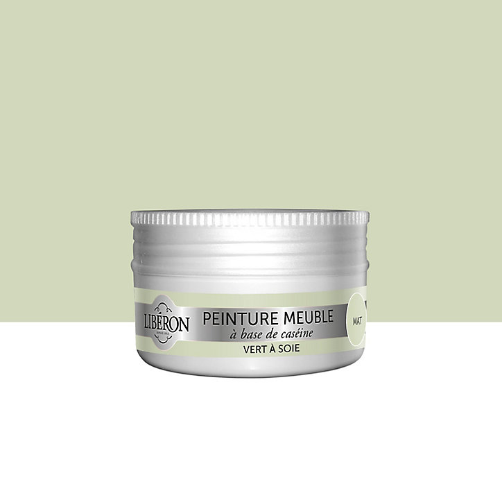 Peinture à base de caséine meubles Libéron vert à soie mat 75ml