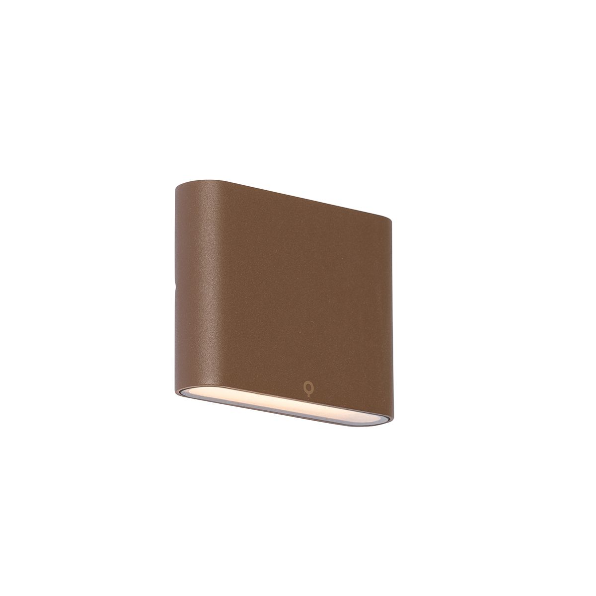Moderne buiten wandlamp roestbruin 11,5 cm incl. LED IP65 - Batt