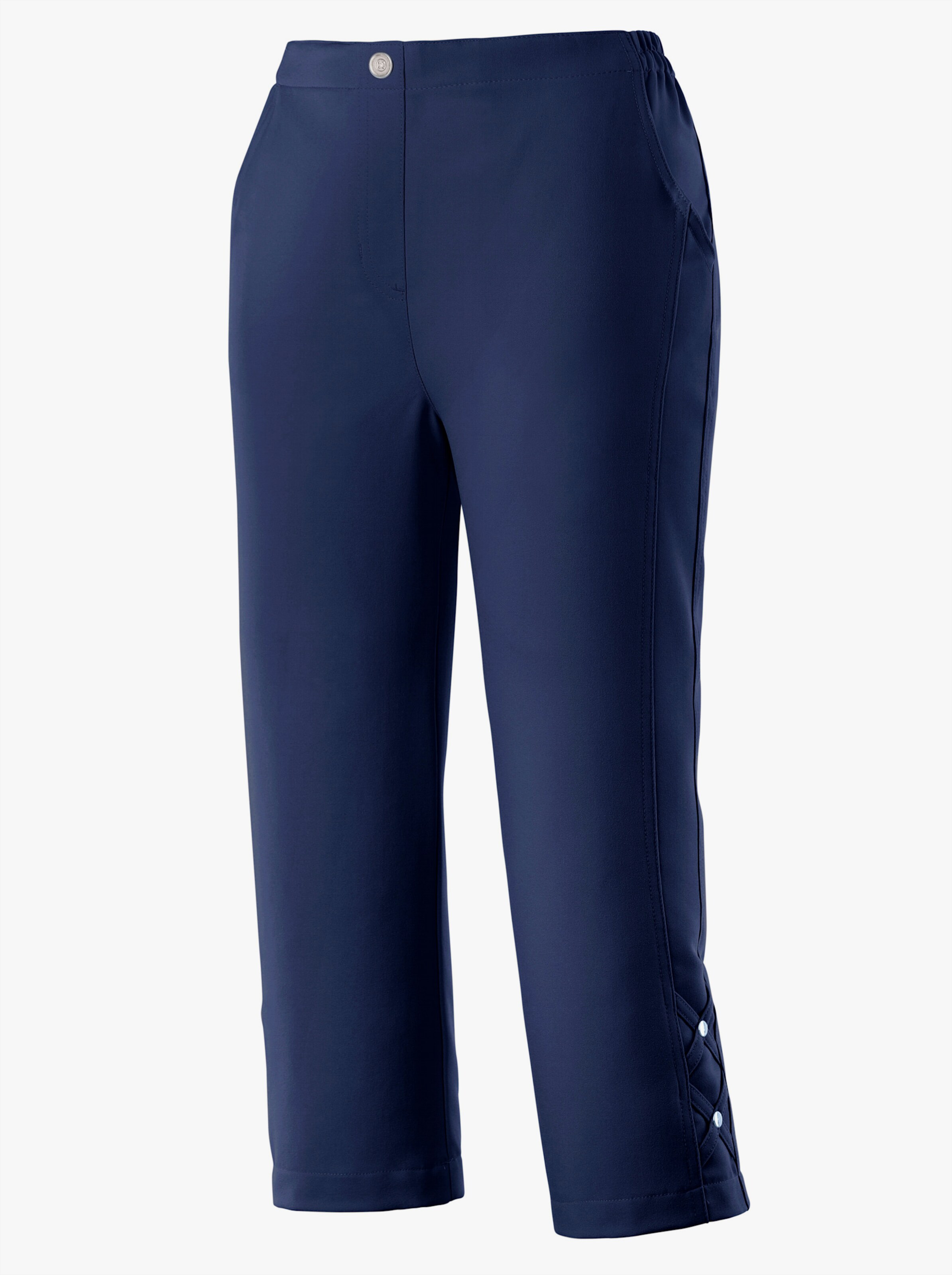 Caprihose aus Polyester, bügelfrei
