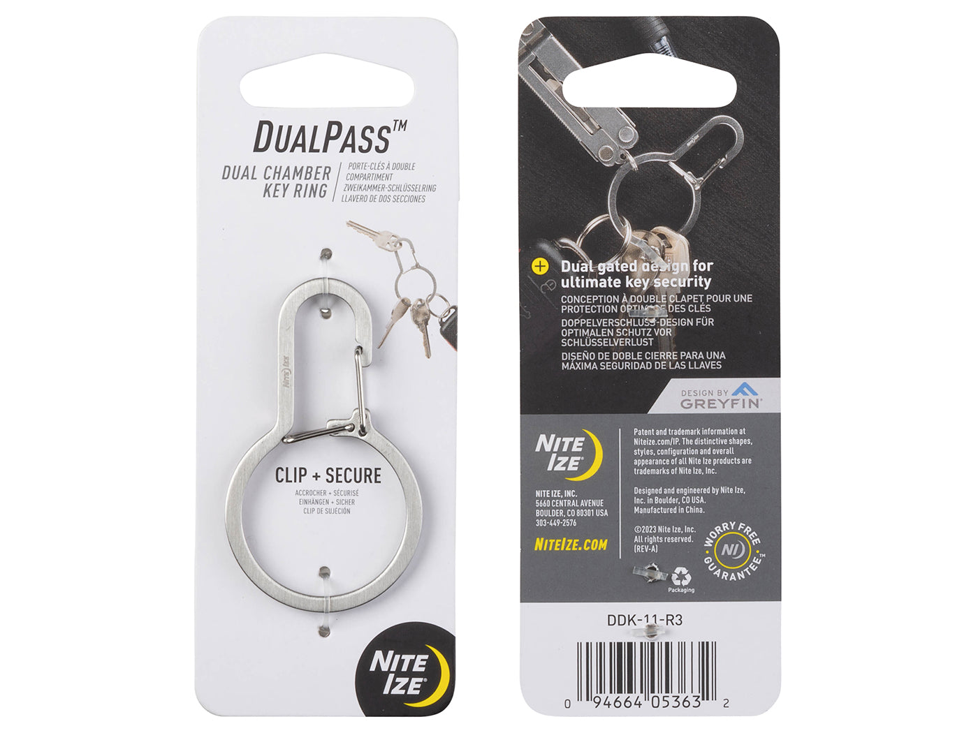 Nite Ize DualPass Sleutelring